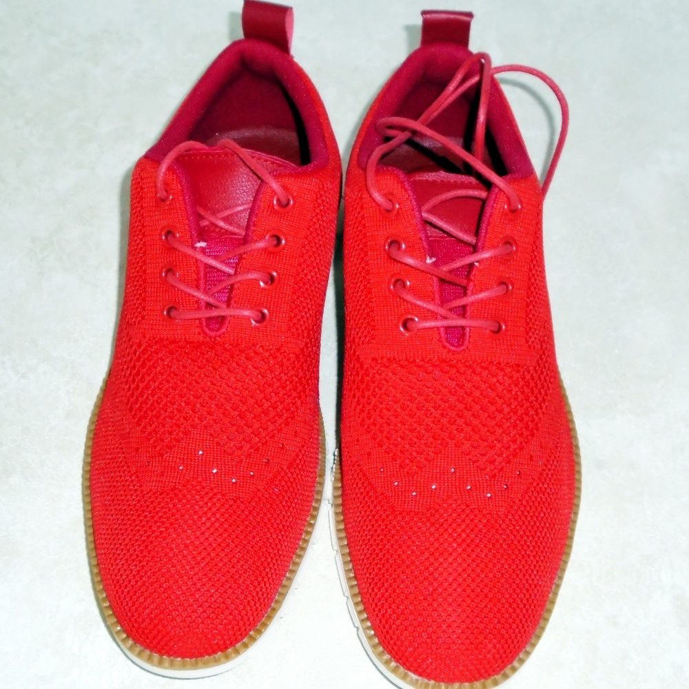 Franco Vanucci Knit Oxford-Style Memory Foam Knit